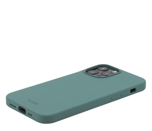 Holdit Silicone Case iPhone 15 Pro Max Moss Green - 1148776 - zdjęcie 3